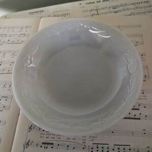 Vintage 50s Fire King Gray Laurel Dish 19cm